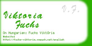 viktoria fuchs business card